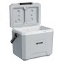VEVOR Hard Cooler, 16L Portable Cooler, Leak-Resistant Coolbox Keeps Contents Cool for 48 Hours, Insulated Chests with Ice Retention and Heavy-Duty Handle, Ultra-Light for Camping, Concerts, Sports