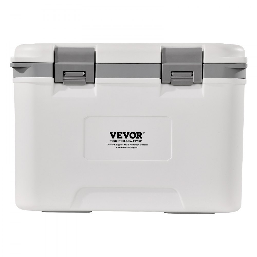 VEVOR Refrigeratore Portatile Isolante Rigido 21 QT 20L ca. con Ritenzione del Ghiaccio, Maniglie Resistenti Portabicchieri, Refrigeratore Portatile Isolato per Picnic Campeggio Viaggio Feste