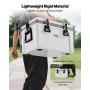 VEVOR Refrigeratore Portatile Isolante Rigido da 26 QT con Ritenzione del Ghiaccio, Maniglie Resistenti Portabicchieri, Refrigeratore Portatile Isolato per Picnic Campeggio Viaggio Feste