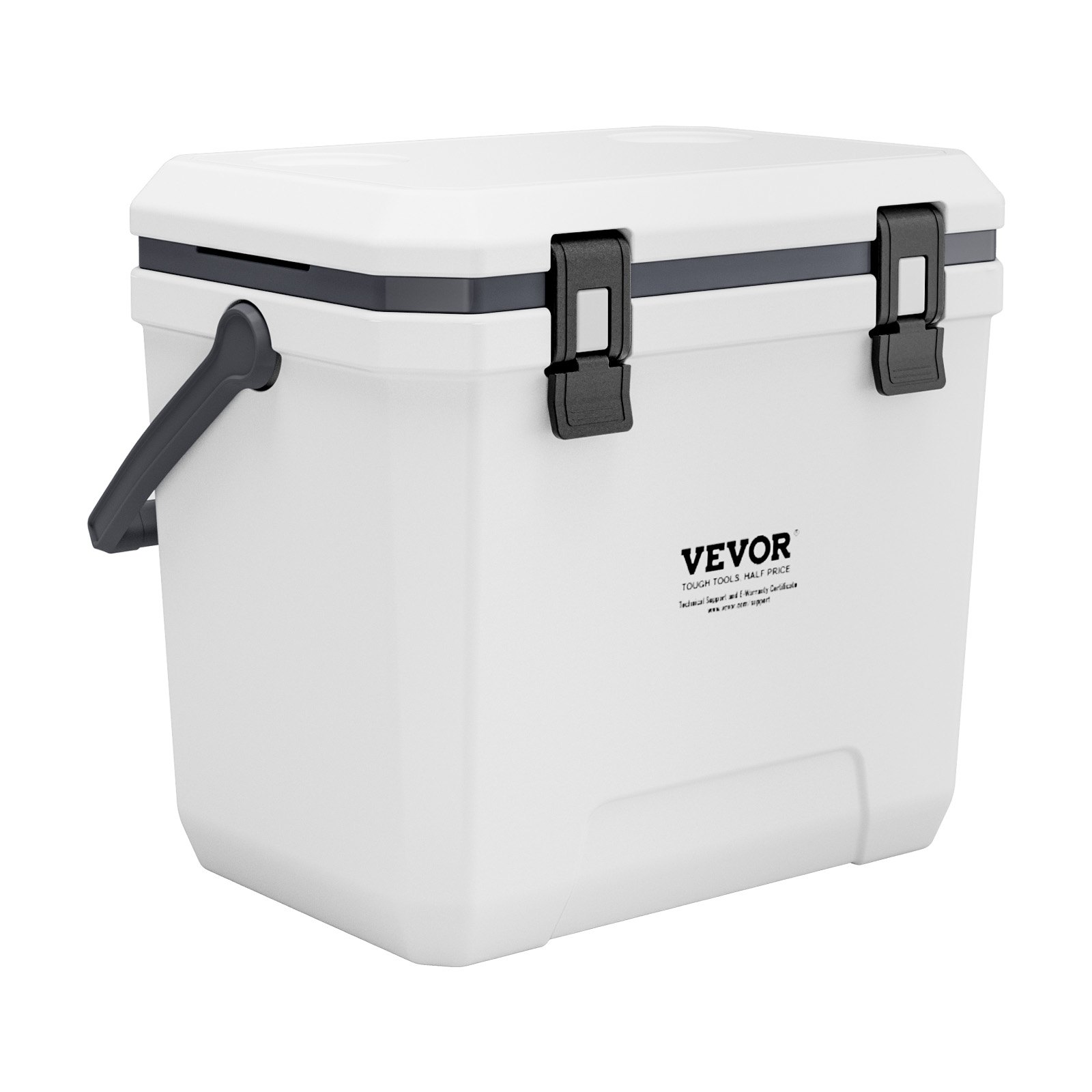 VEVOR Refrigeratore Portatile Isolante Rigido da 38 QT con Ritenzione del Ghiaccio, Maniglie Resistenti Portabicchieri, Refrigeratore Portatile Isolato per Picnic Campeggio Viaggio Feste