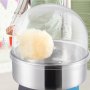 VEVOR Macchina per Zucchero Filato Elettrica, Macchina per Zucchero Filato da 1000W, con Coperchio, Ciotola in Acciaio Inox, Paletta per Zucchero, Cassetto, per Feste Compleanno Famiglia, Evento, Blu