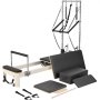 VEVOR Macchina per Riformatore per Pilates, Attrezzatura in Lega di Alluminio per Allenamento Forza con Doppia Resistenza, Scatola, Tavola Salto, per Utenti Avanzati e Principianti, 153 kg