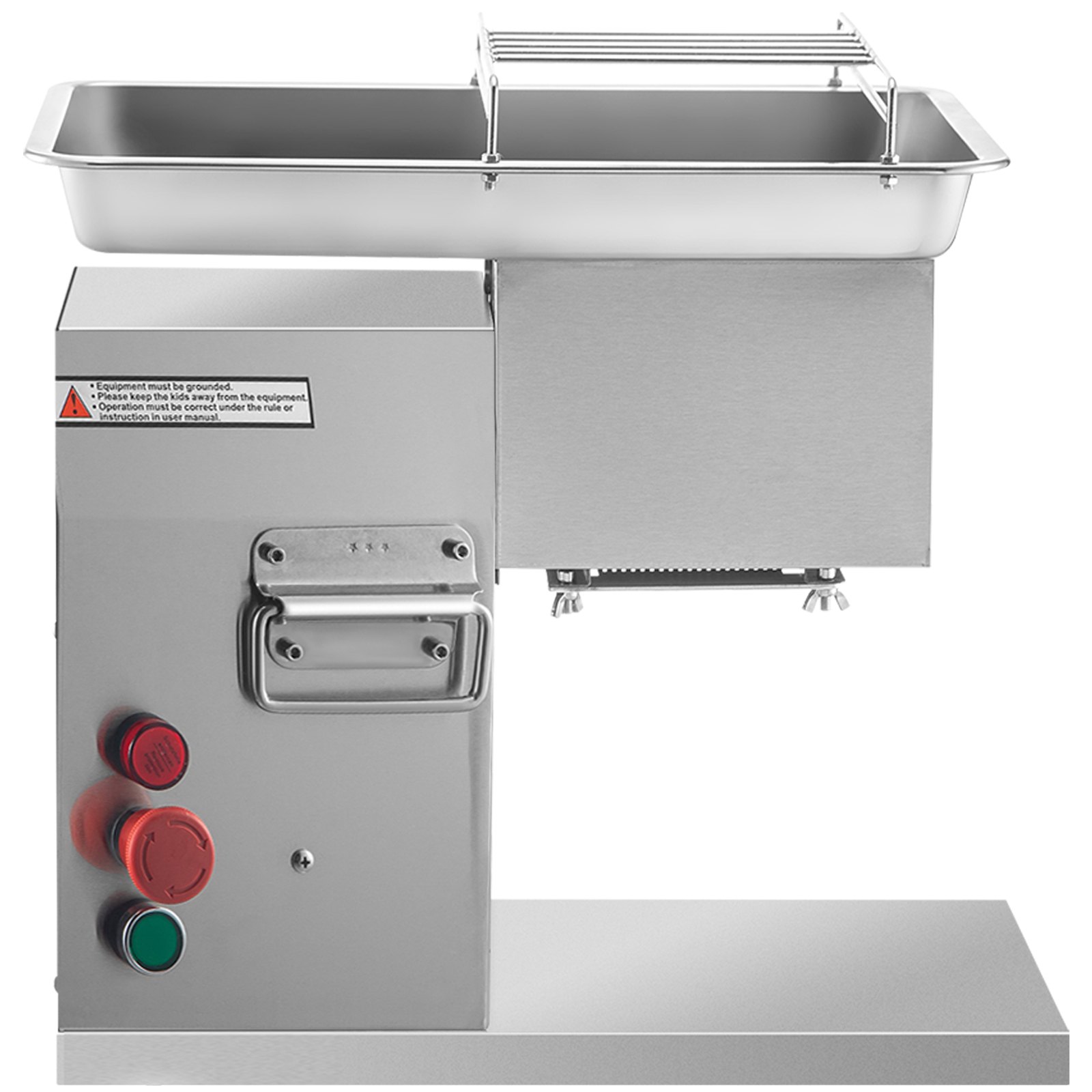 220V 550W 250kg/h Macchina da Taglio Tagliatore di Carne Affettatrice Meat Slicer Lama Manzo