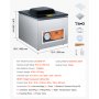 VEVOR Macchina sottovuoto a camera 260W confezionatrice sottovuoto dimensioni compatte 260mm in cucina domestica e per uso commerciale per alimenti umidi, carni, marinate