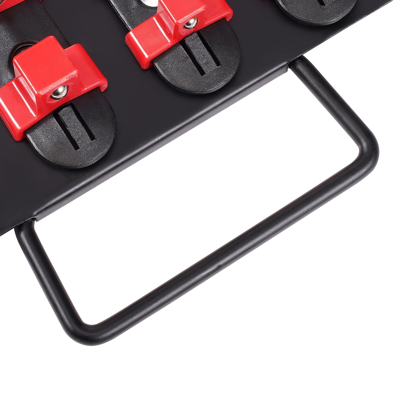 VEVOR Vassoio Porta-Bussole Portatile, 2 Set per Porta-Bussole Metrico SAE 1/4 3/8 1/2 Pollici Maniglia e Base in Acciaio per Cassetto della Cassetta degli Attrezzi, Contiene Fino a 160 Bussole