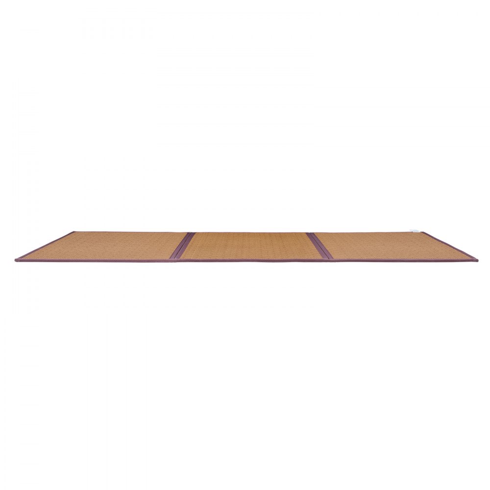 VEVOR Tappetino Tatami, Materasso Tatami Pieghevole in Rattan, Materasso da Pavimento con Retro Antiscivolo e Profumo Fresco, Materasso Futon per Dormire Rilassamento 2032 x 990 x 13 mm