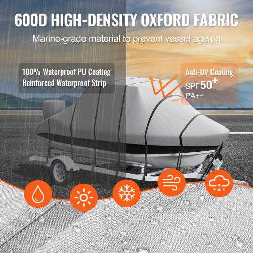 RVMasking Copertura Per Barca 1200D Completamente Resistente Impermeabile Rimorchiabile RVMasking Copertura Per Barca 1200D Completamente Resistente Impermeabile Rimorchiabile
