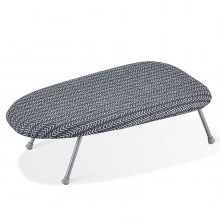 VEVOR Asse da Stiro Piccolo Pieghevole 595 x 365 x 187 mm Asse da Stiro a 3 Strati con Copertura Resistente al Calore Copertura in Cotone al 100%, Asse per Stirare Pieghevole Piccoli Spazi da Viaggio