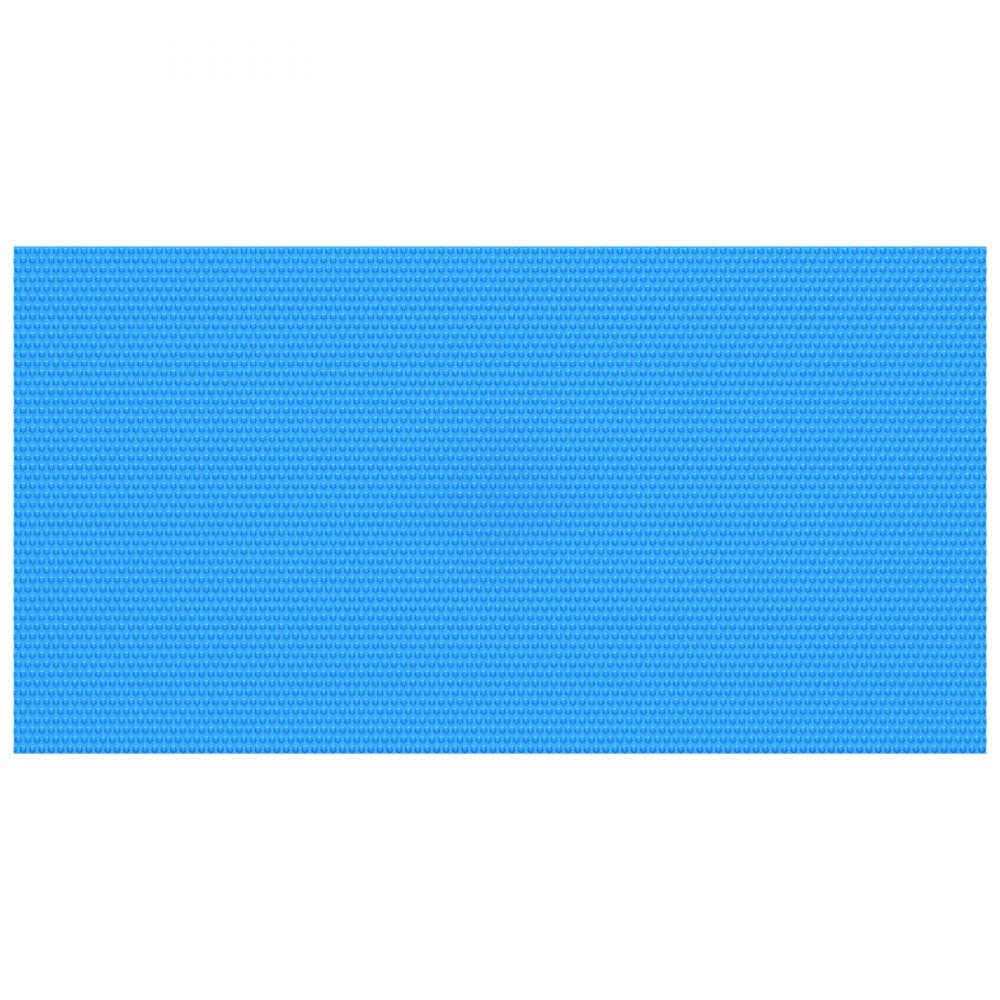 VEVOR Solar Pool Cover, 28 x 14 ft Rectangular Solar Blanket for Pools, Solar Cover for In-Ground Above-Ground Swimming Pools, 8 mil Solar Covers Blue