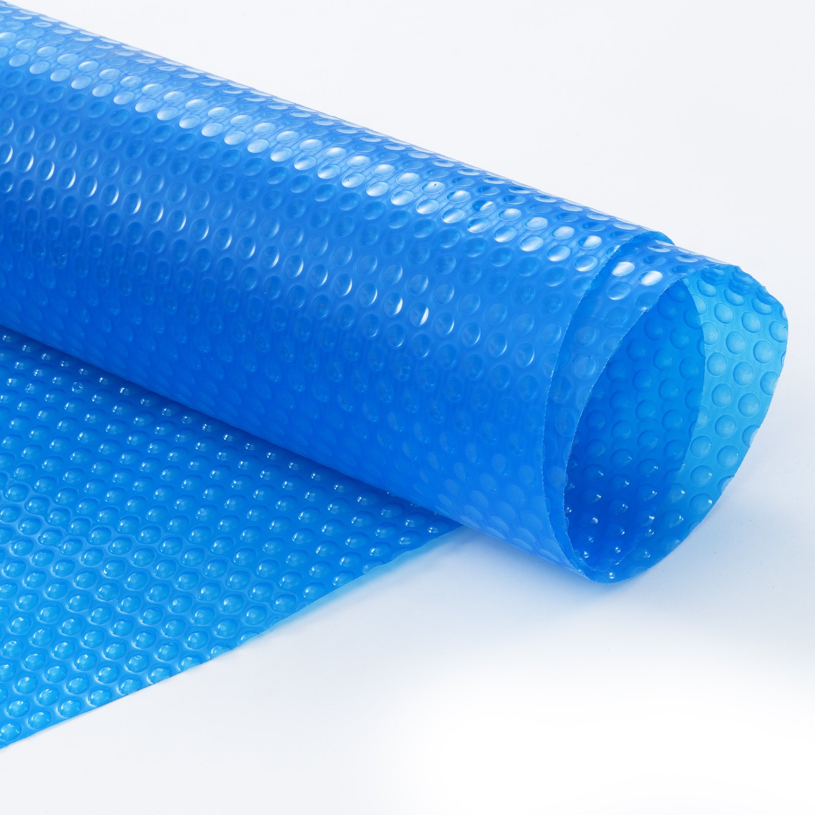 VEVOR Copertura Solare per Piscina, Copertura Solare Rotonda per Piscina, Protezione per Piscina in PE Piscina Interrata Fuori Terra, per Riscaldamento Acqua, Blu, Diametro 3,05 m Spessore 0,38 mm