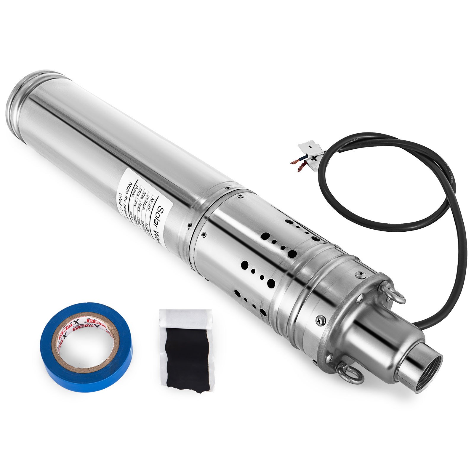 Pompa Acqua Energia Solare Dc 24v 32 Mm Outlet Decorazione 684w