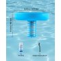 VEVOR Ionizzatore Solare per Piscina Purificatore per Acqua Piscina Purificatore agli Ioni di Rame max. 170343 L, Ionizzatore ad Energia Solare Galleggiante per Piscina Vasca Idromassaggio, Rotondo