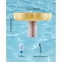 VEVOR Ionizzatore Solare per Piscina Purificatore per Acqua Piscina Purificatore agli Ioni di Rame max. 170343 L, Ionizzatore ad Energia Solare Galleggiante per Vasca Idromassaggio, Forma Fiore