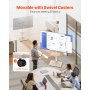 VEVOR Supporto Porta TV per Schermo da 812,8-1778 mm Carico max. 40kg a Rotelle