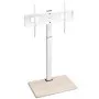 VEVOR Rolling TV Stand/Cart for 812.8-1778 mm TVs up to 45 kg, 25° Left-Right Rotation & Height-Adjustable TV Mount with Shelf for Corner Bedroom Living Room (max. 600 x 400 mm)