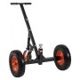 VEVOR Carrello per Rimorchio in Acciaio al Carbonio Regolabile in Altezza 46 a 56 cm, Sfera di Attacco e Pneumatici, Trasportatore per Spostamento di Rimorchi per Camper,Capacità 544 kg