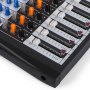 12 Channels Mic/line Audio Mixer Mixing Console Ultra Compact Led Display Gain