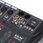 8-canale Mic Line Audio Sound Mixer Ultra Compact Optimized Webcast Good