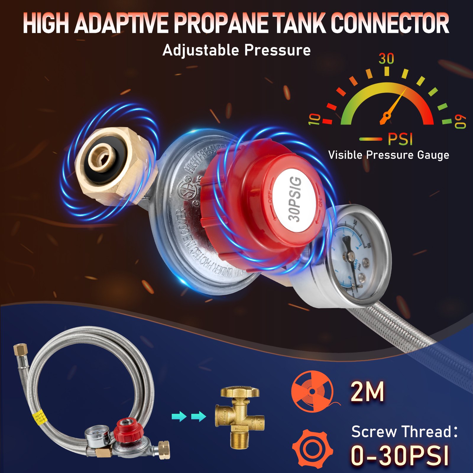 VEVOR Bruciatori Gas Forgia a Gas Propano Doppio Bruciatore Forma Ovale per Coltelli Utensili da Garage Officina Forgia a Gas Propano 2 Bruciatori Portabile Forgia