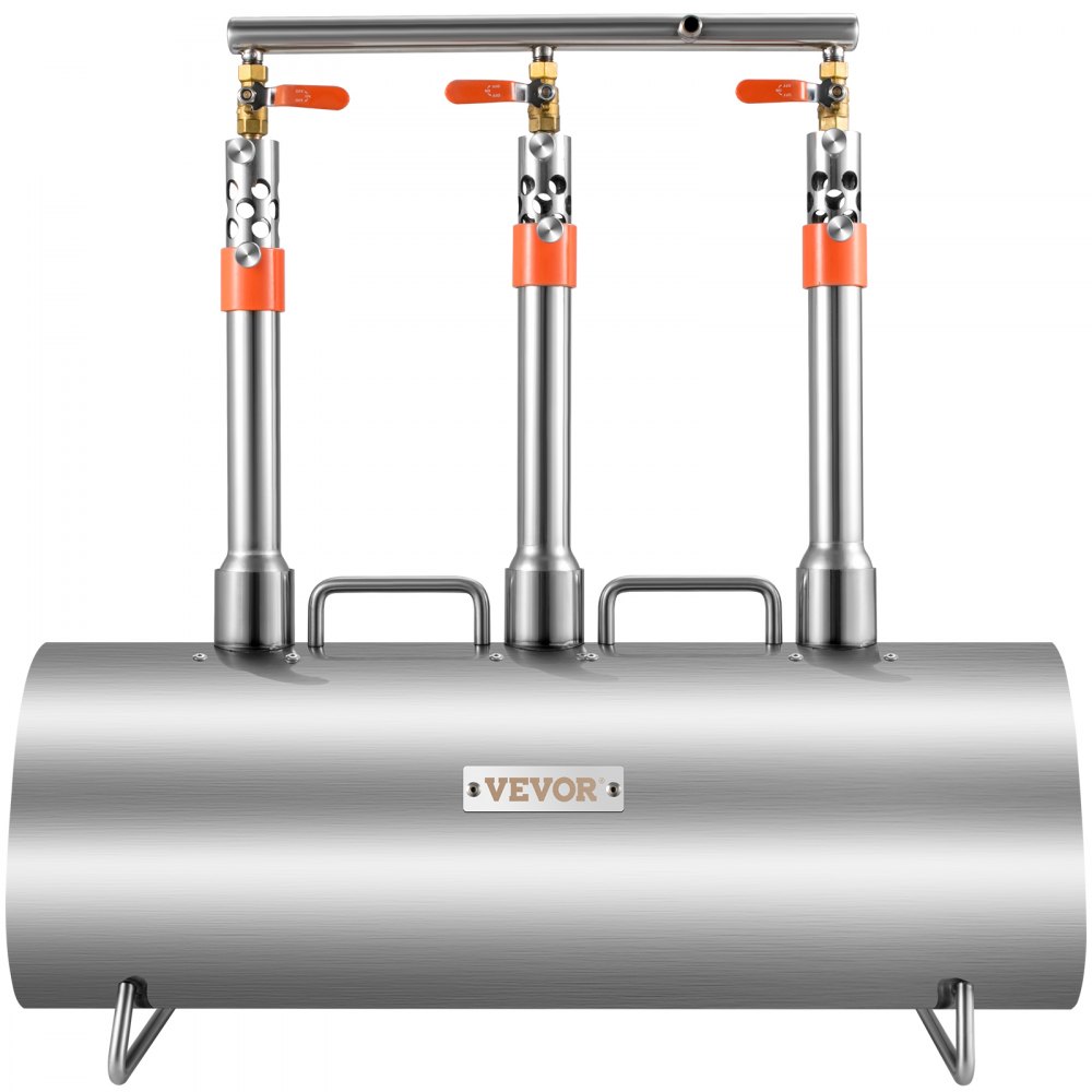 VEVOR Forgia a Gas Propano Bruciatore Triplo Forma Ovale per Coltelli Utensili da Garage Officina, Forgia a Gas Propano 3 Bruciatori Portabile, Forgia a Gas per Fabbricazione di Coltelli Max. 1426 ℃