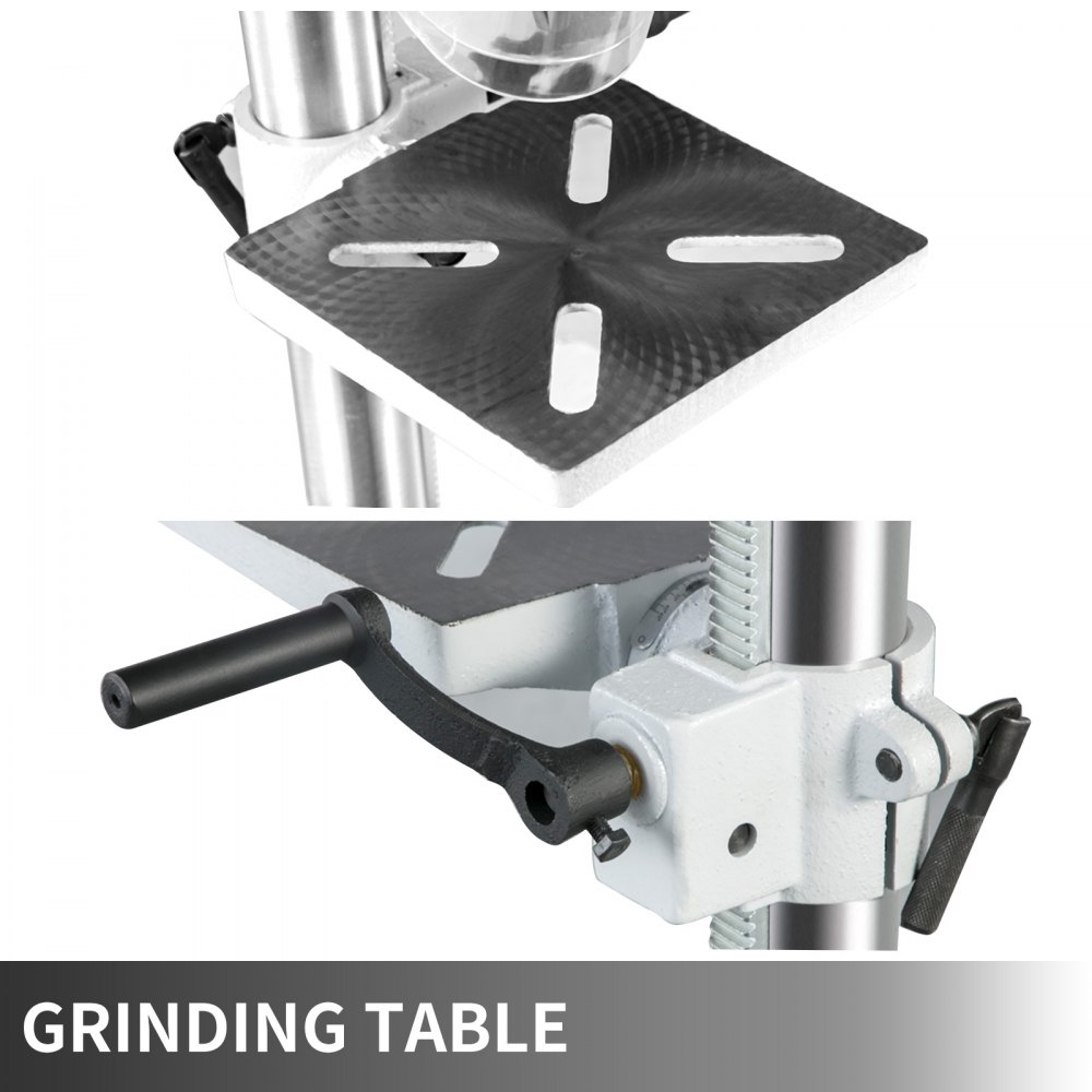 Trapano A Colonna Da 3/4'' 20mm 750w Morsa Da Banco Leva Con Scala Regolabile