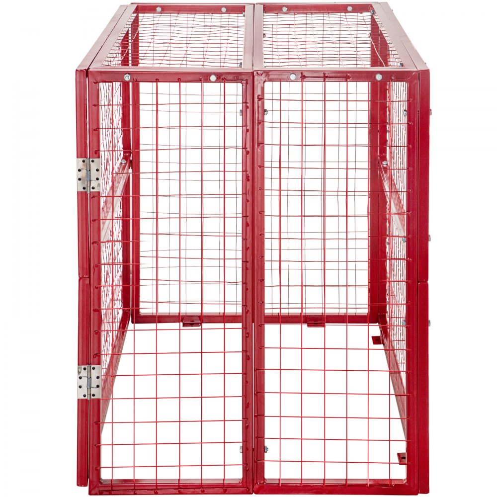 Vevor Gabbia Di Stoccaggio Verticale 6 X19kg Gabbie Del Gas Dei Cilindri Rossa