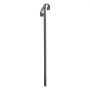 VEVOR Corrimano per Scale Esterne 1-2 Gradini, Montante Singolo, Grigio, Corrimano per Esterni in Acciaio al Carbonio Robusto, con Accessori di Installazione, Ideale per Anziani, Portico e Terrazza