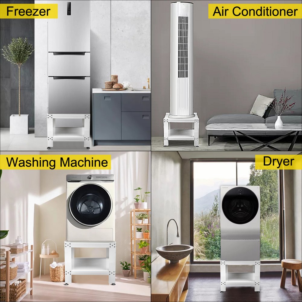 Vevor Stand Piedistallo Di Macchina Lavaggio Asciugatrice In Ferro Altezza 50 Cm