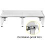 VEVOR Lavatrice Standard Telaio Alzatina da 124x55x30cm a 2 Posti, Capacità di Carico 150kg Piedistallo per Lavatrice e Asciugatrice in Ferro, Base per Lavatrice Mobile a Piedistallo per Frigorifero