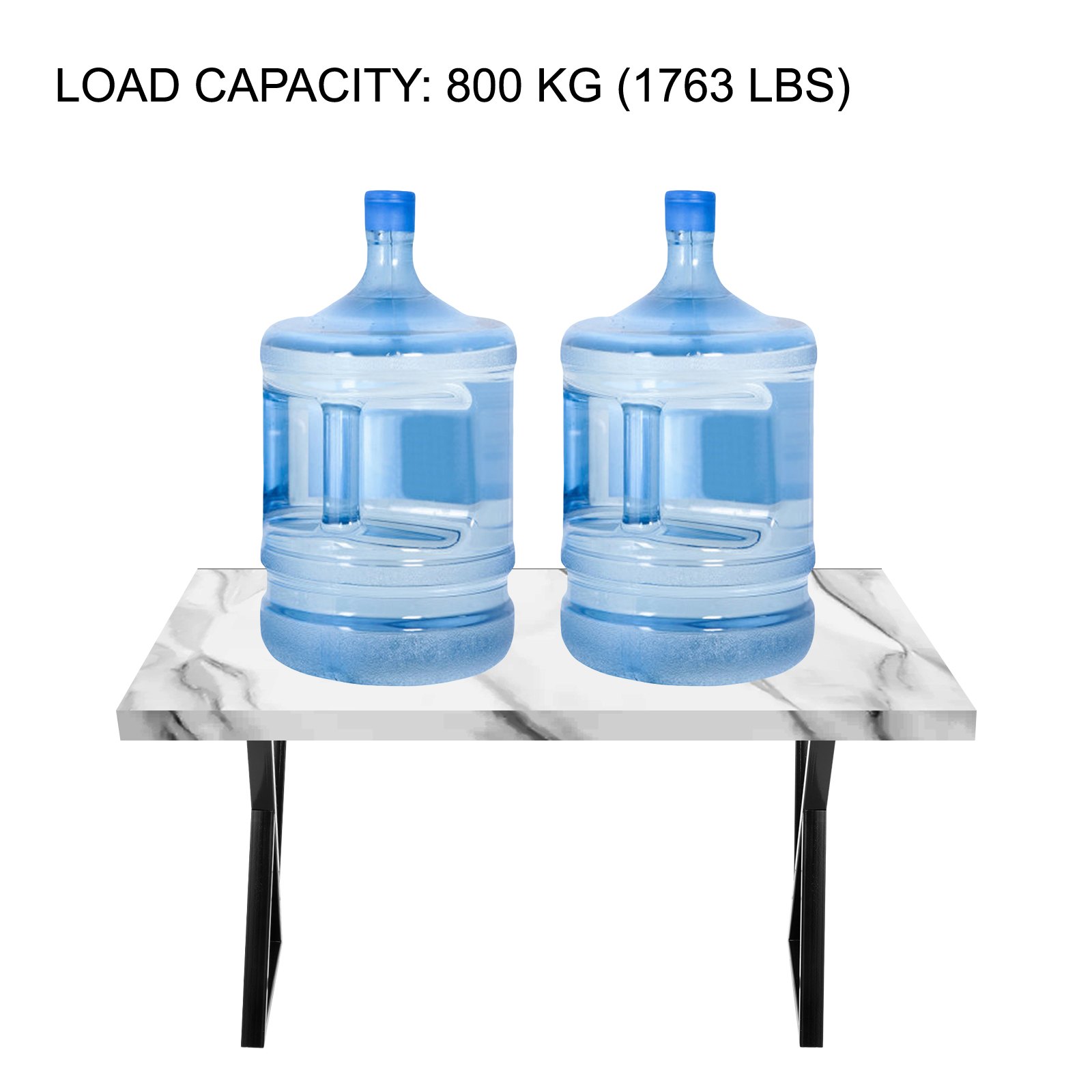 VEVOR piedi per tavolo Gambe da Tavolo in Metallo Gambe Tavolo Acciaio 16x18 Pollici 2 Gambe da Tavolo