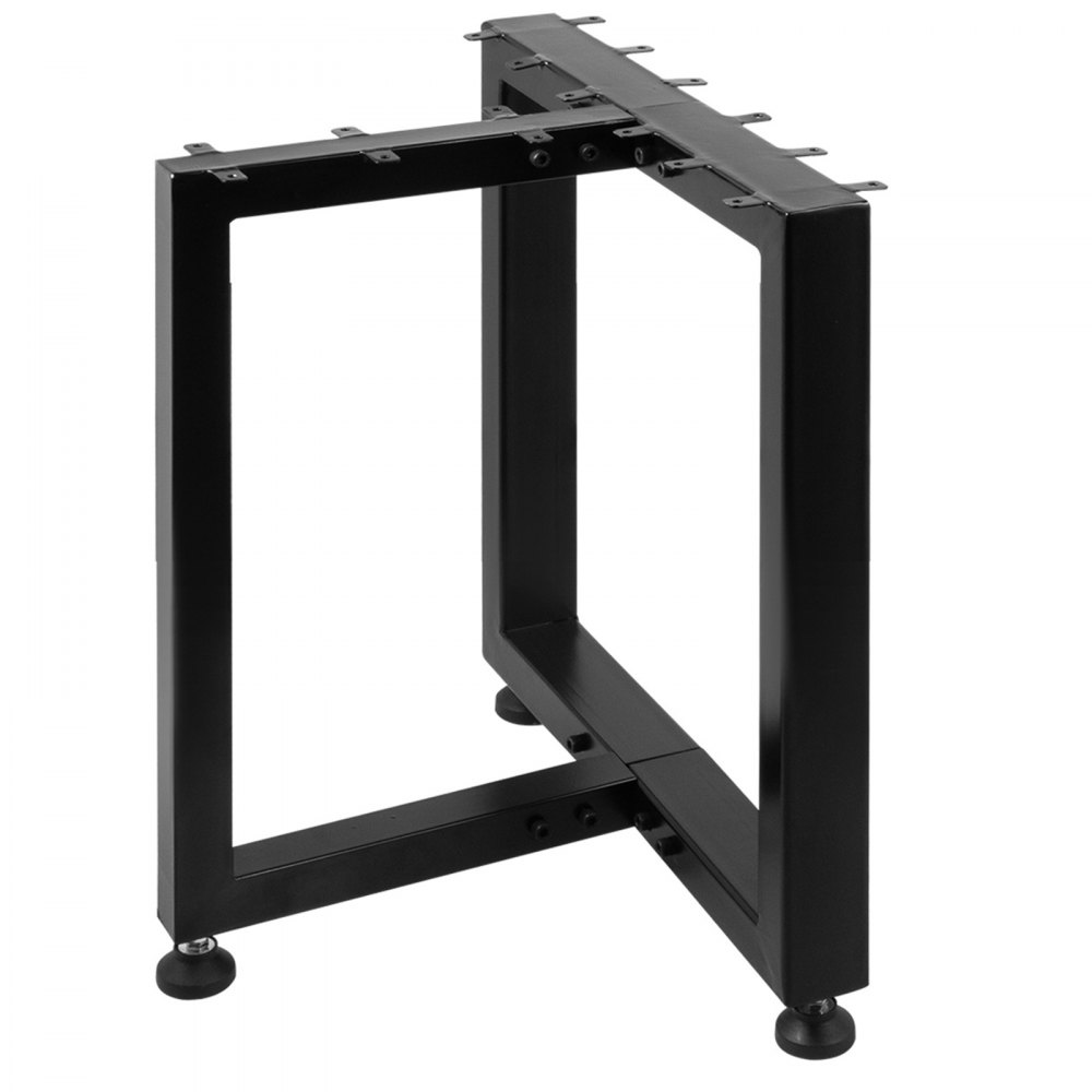 2pz Gambe Da Tavolo Supporto Per Tavolo Altezza 71x71 Cm Figura Figura-t In Nero