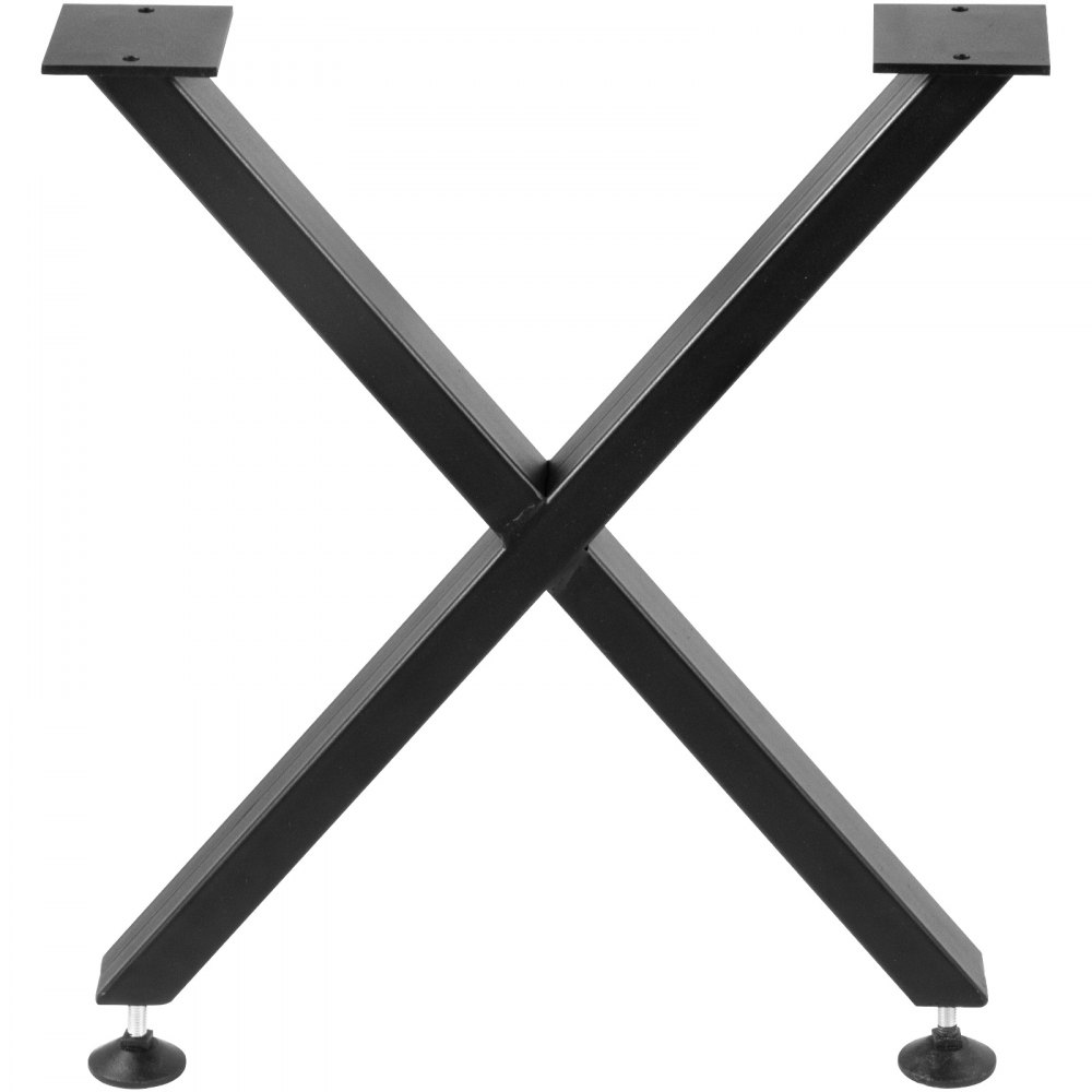 Vevor Gambe Tavolo Da Ufficio Gambe In Acciaio Al Carbonio 71,2 Cm Forma Di X