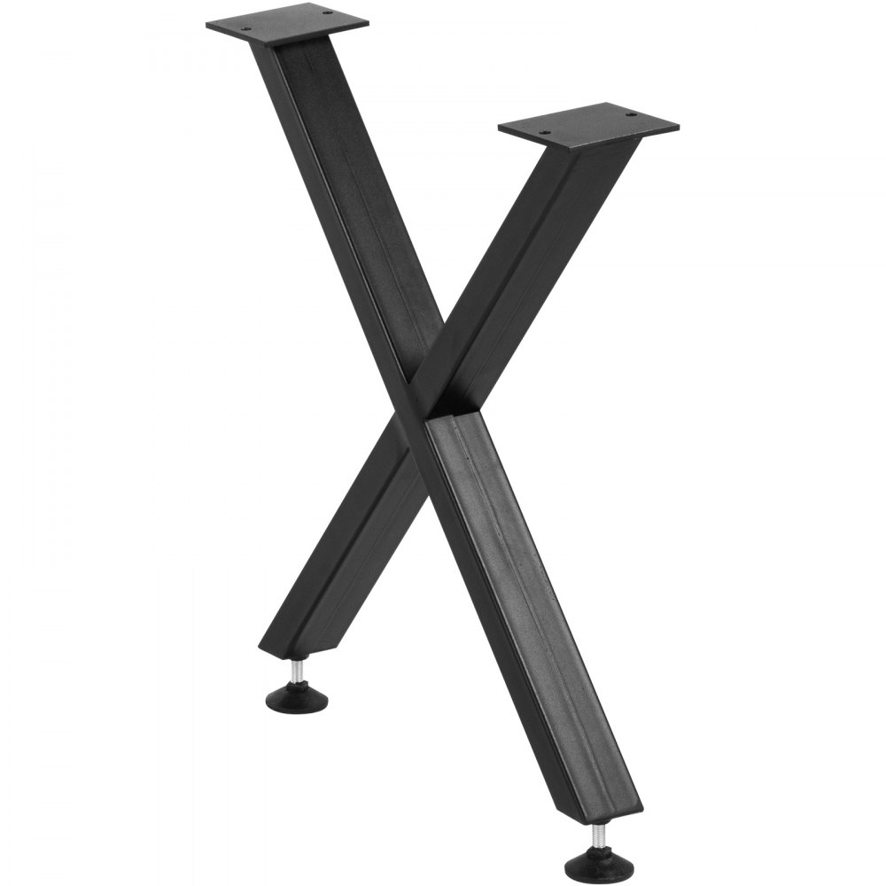 Vevor Gambe Tavolo Da Ufficio Gambe In Acciaio Al Carbonio 71,2 Cm Forma Di X