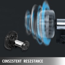 VEVOR Supporto Magnetico per Bicicletta da Interno Capacità 330 Libbre, Resistenza al Flusso Massimo 750W Fitness Supporto da Allenamento per Bici Esercizio Interno di Guida al Coperto Colore Nero