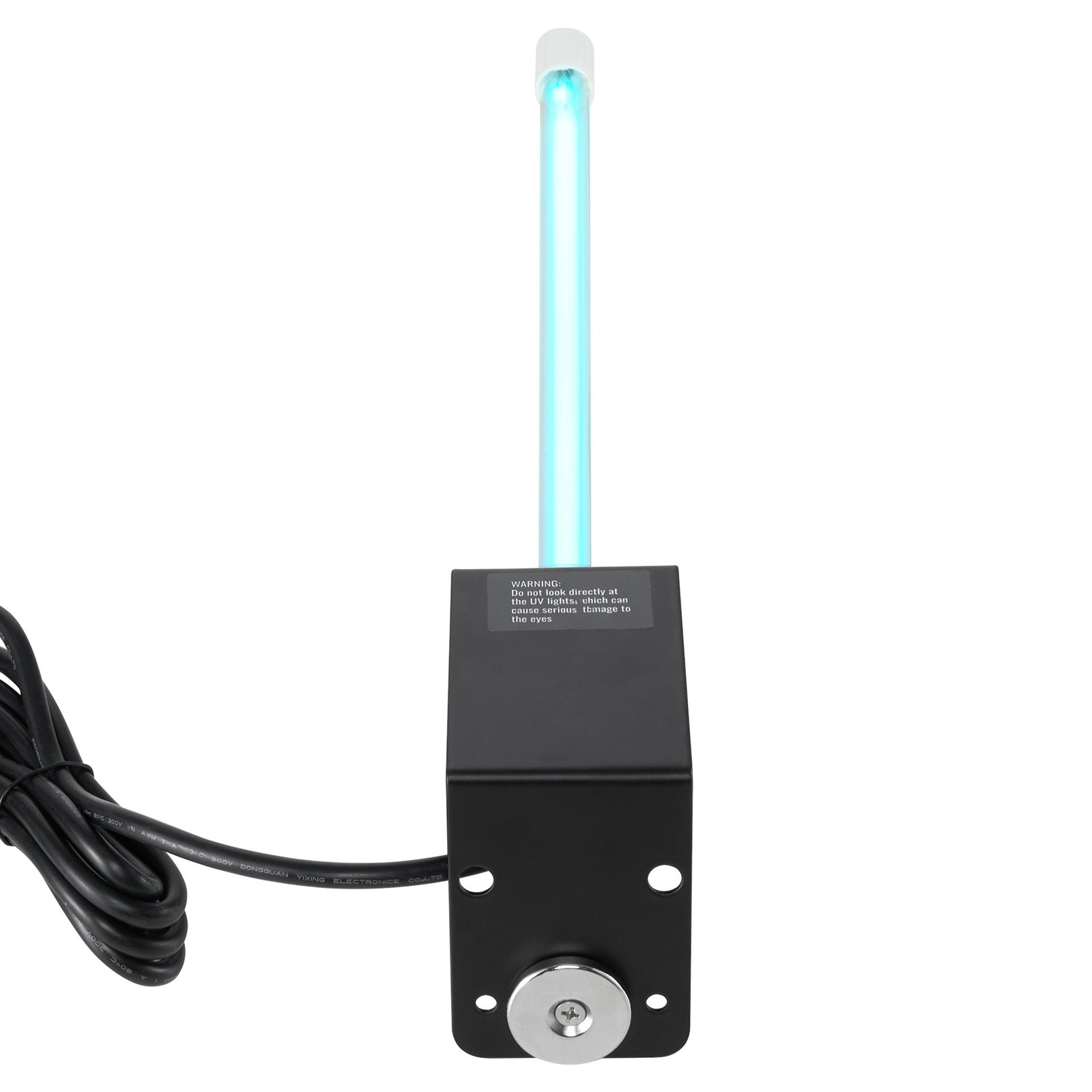 VEVOR Purificatore d'Aria HVAC per Tutta la Casa, Luce UV UVC nel Condotto per Aria Condizionata, Depuratore d'Aria con 1 Lampadina di Ricambio, Luci UV HVAC per Sistemi AC, 18 W 80 x 56 x 435 mm