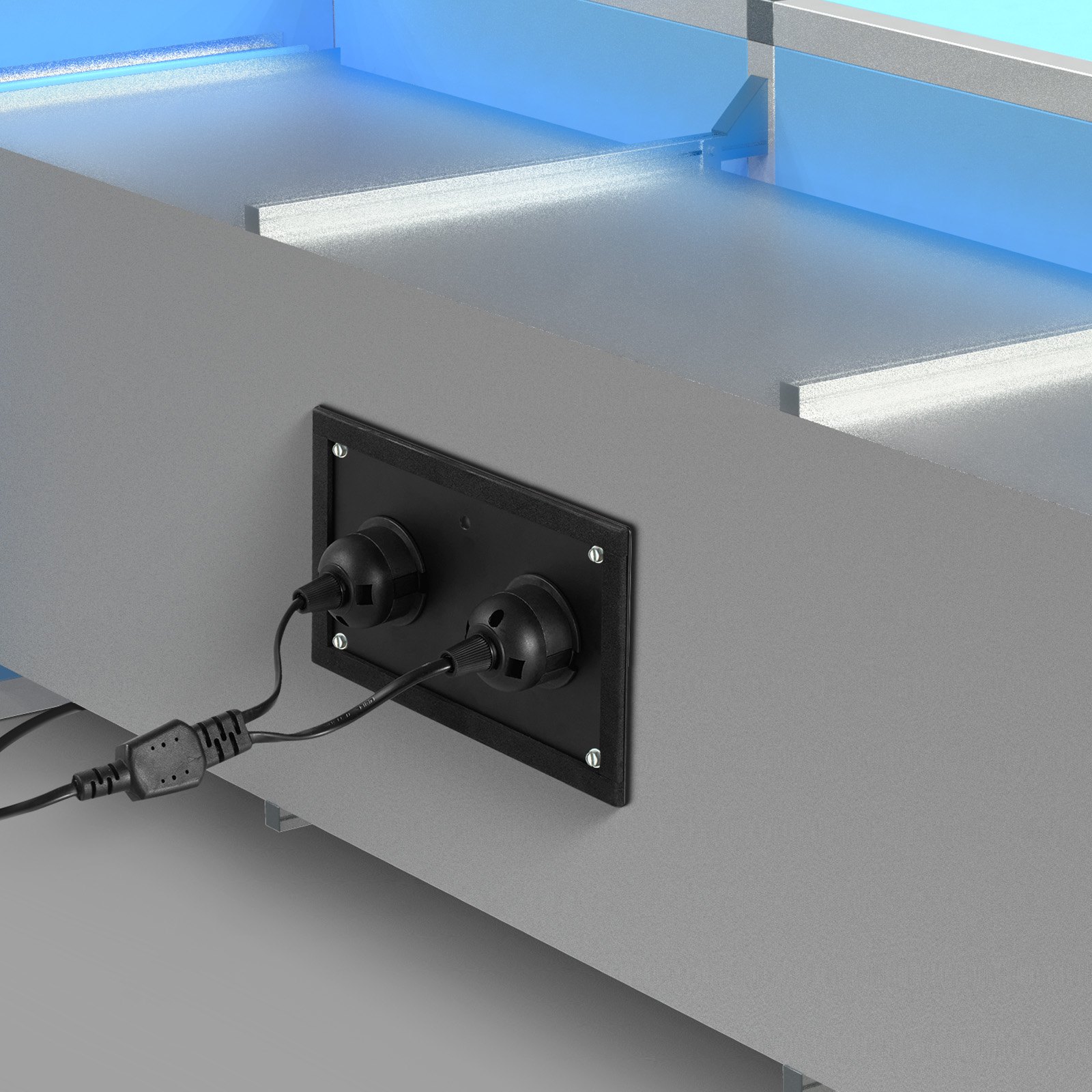 VEVOR Purificatore d'Aria HVAC per Tutta la Casa, Luce UV UVC nel Condotto per Aria Condizionata, Depuratore d'Aria con 2 Lampadine di Ricambio, Luci UV HVAC per Sistemi AC, 50 W 180 x 110 x 250 mm