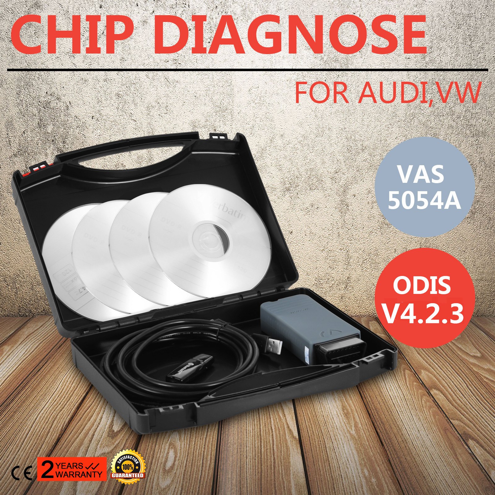 Vas 5054a Odis V4.2.3w/ Oki Chip Completo Codice Scanner Strumento Diagnostico