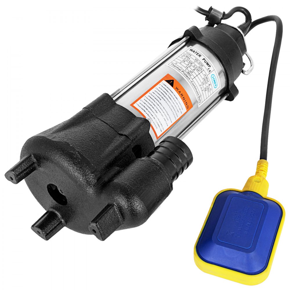 26' Pompa Sommersa Per Acqua Luride Elettropompa 3200 Gph 1/2 Hp 220v In Acciaio