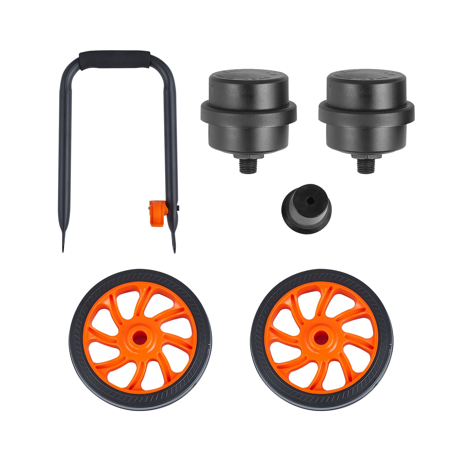 VEVOR Compressore d'Aria 24L Portatile Senza Olio Motore 1450W Velocità 2800 giri/min per Aerografo Inchiodatura, Compressore d'Aria a Secco Portatile Rumore 70dB 2 Silenziatori Temperatura -50℃ - 40℃