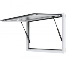 VEVOR Finestra Servizio per Camion Cibo in Alluminio Tenda da Sole 915x610 mm