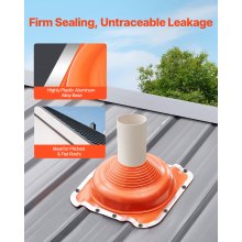 VEVOR Tubo Flessibile per Tetti Metallo 160-300 mm in Silicone -74℃-225℃ 2 Pezzi