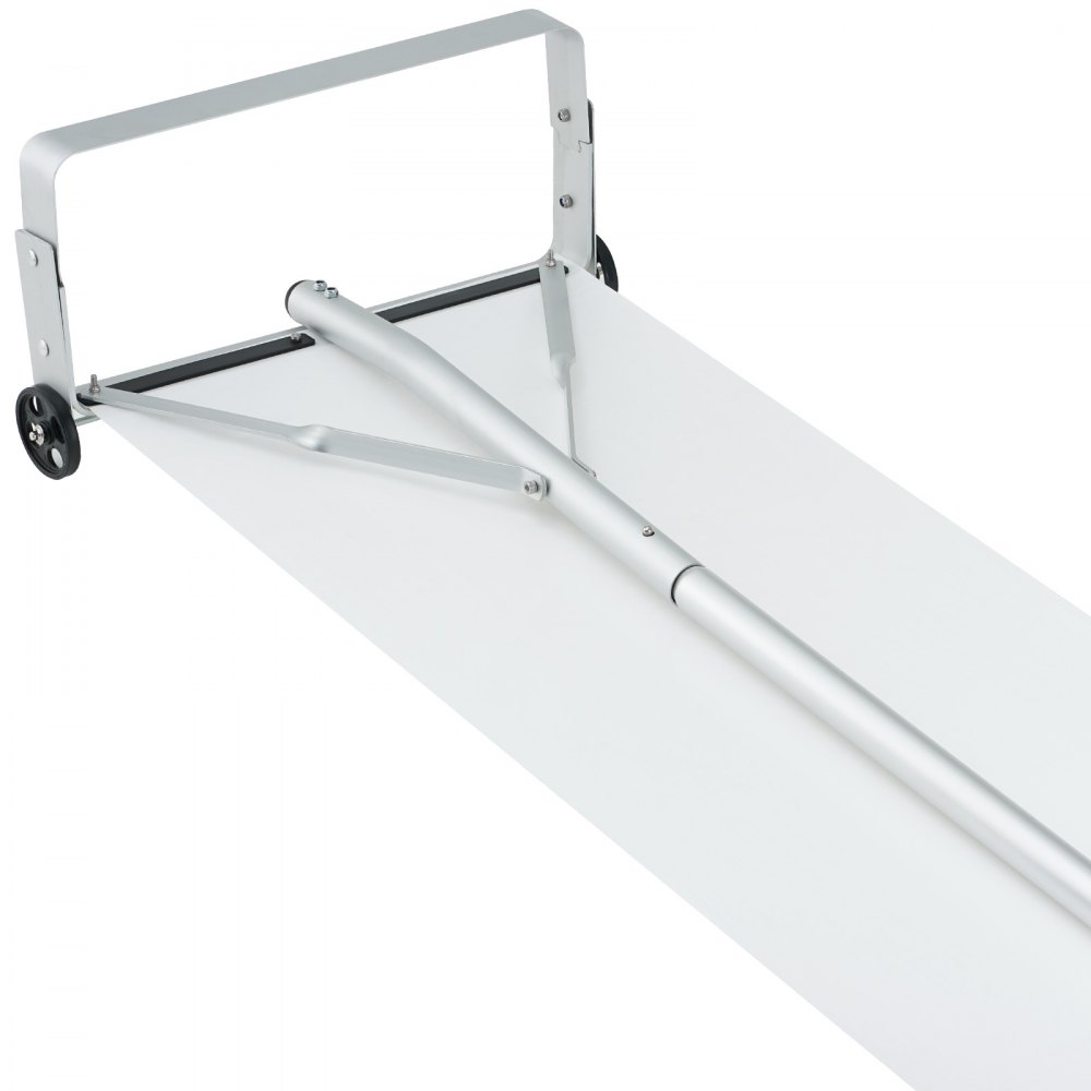 VEVOR Rastrello da Neve Tetto 47,4cm Pala per Tetti Neve Rimozione Neve in Alluminio Ruote di Protezione Tetto Manico Antiscivolo Regolabile Rastrello per Foglie di Neve sul Tetto Veicoli Domestici