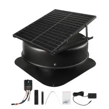 VEVOR Ventilatore di Scarico per Soffitta Solare 50 W Termostato Intelligente