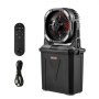 VEVOR Ventilatore con Funzione Nebulizzazione con Serbatoio dell'Acqua da 9 Litri, 4 Velocità del Vento e 5 Modalità di Illuminazione, Ventilatori di Raffreddamento ad Acqua per Interni, Esterni