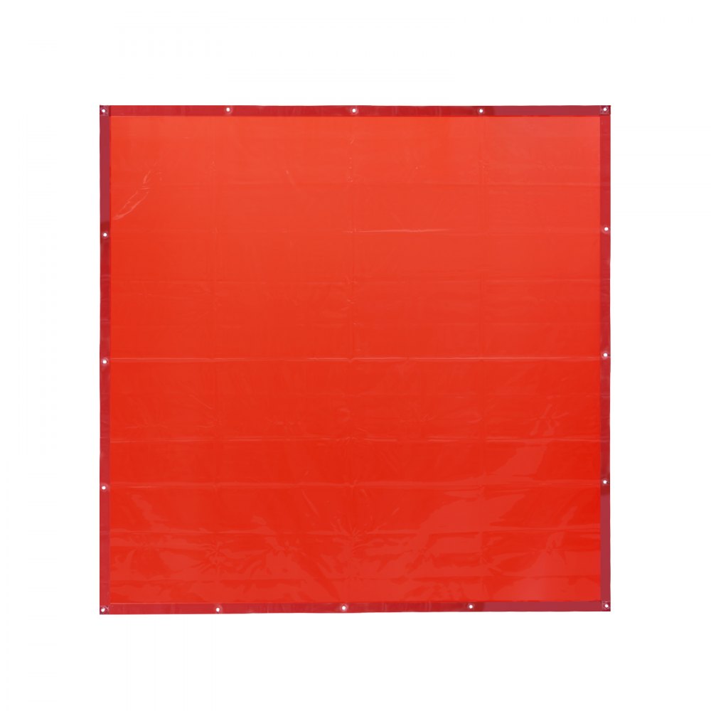 VEVOR Tenda per Saldatura, Tenda per Saldatura Sospesa 1,8x1,8 m, Schermi di Protezione per Saldatura in Vinile Ignifugo con Protezione UV a 6 Livelli e Occhielli in Metallo Officina/Industria