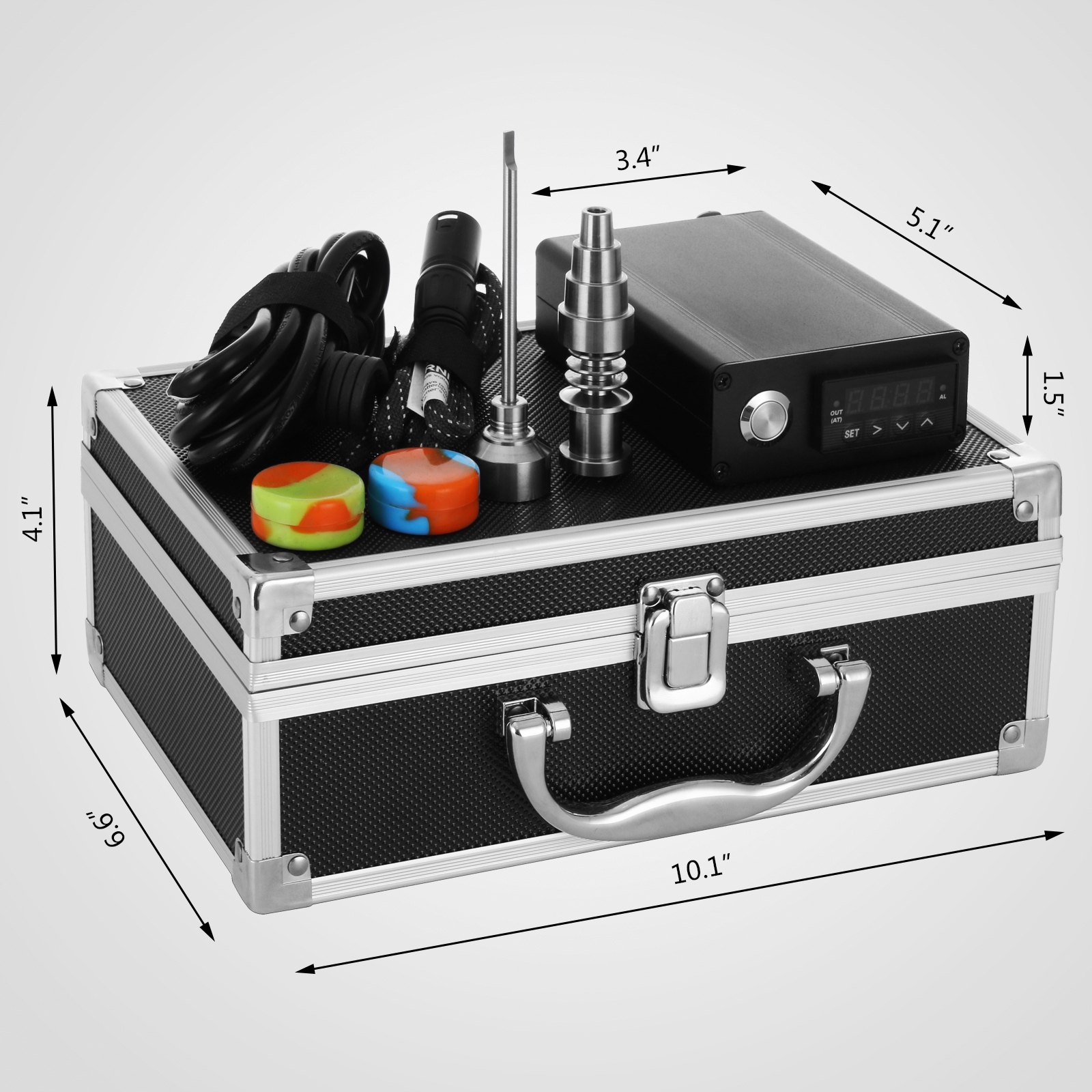 Enail Casella Posta Controllo Chiodo Temperatura Kit Power Socket Aromatherapy