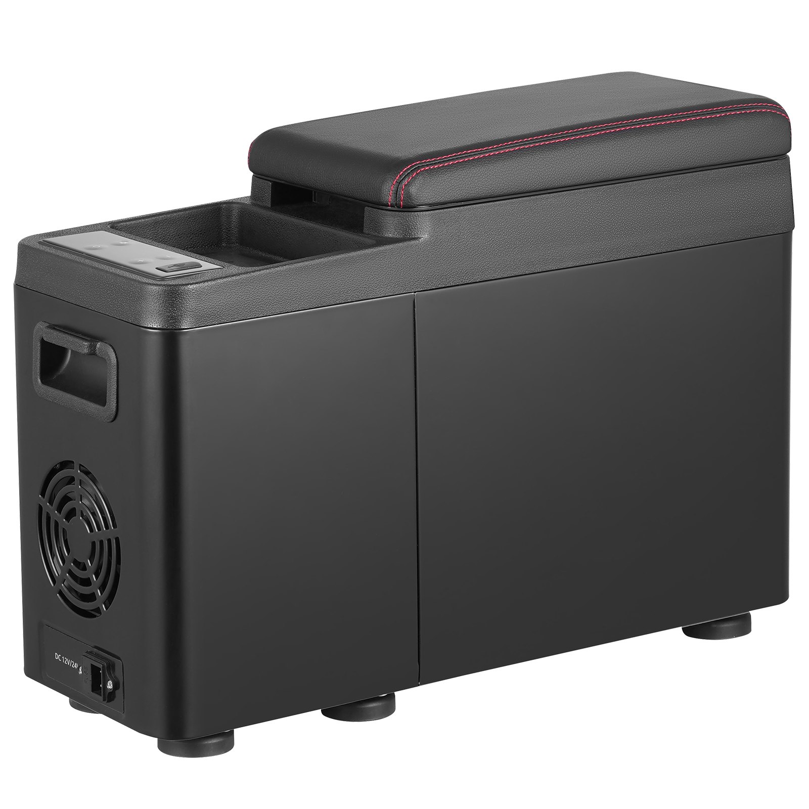 VEVOR Frigorifero per Auto, Frigorifero Bracciolo 12 V, Congelatore Zona Singola 8 L, Gamma Regolabile -20 ~ 20 ℃, Raffreddamento a Compressore 12/24 V CC e 100-240 V CA per Esterno, Campeggio