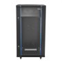 VEVOR 22U Network Cabinet Wall Mount, 600 mm Depth, 136 kg Max Load Capacity Server Cabinet Rack Enclosure with Locking Tempered Glass Door, Side Panels, Server Rack for IT Equipment, A/V Devices