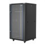 VEVOR 22U Network Cabinet Wall Mount, 600 mm Depth, 136 kg Max Load Capacity Server Cabinet Rack Enclosure with Locking Tempered Glass Door, Side Panels, Server Rack for IT Equipment, A/V Devices