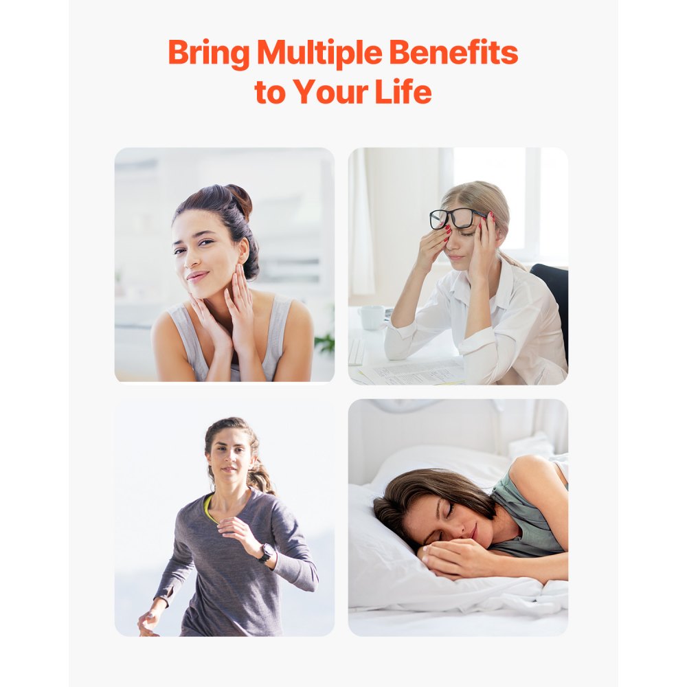 VEVOR Macchina per Inalazione di Idrogeno, Capacità del Serbatoio dell'Acqua di 260 ml Inalatore di Ossigeno e Idrogeno a Doppia Porta Separato da HO 180 ml/min Potenza di 50 W per Viaggi a Casa